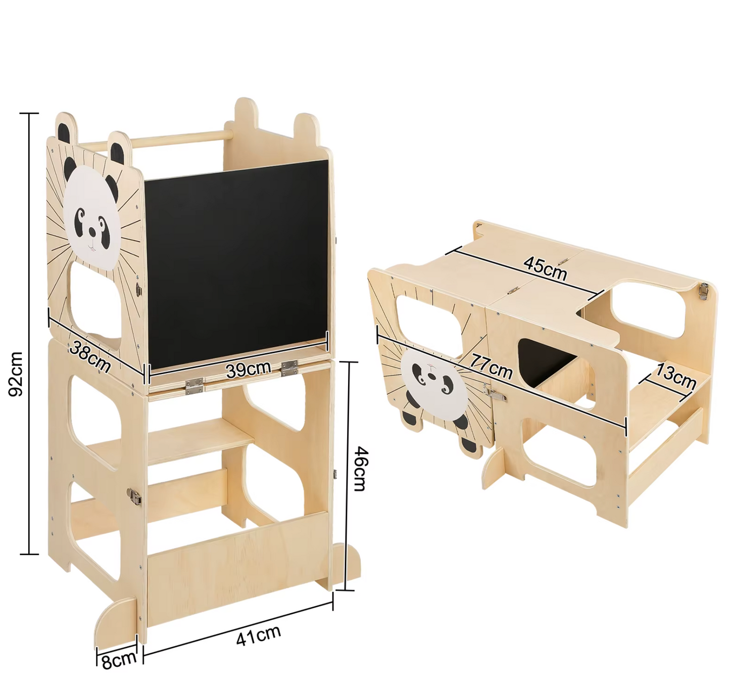 Tour d'apprentissage - Design élégant - Pliable en Table