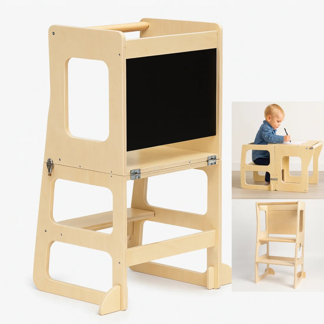 Tour d'apprentissage - 3 en 1 - Pliable en Table