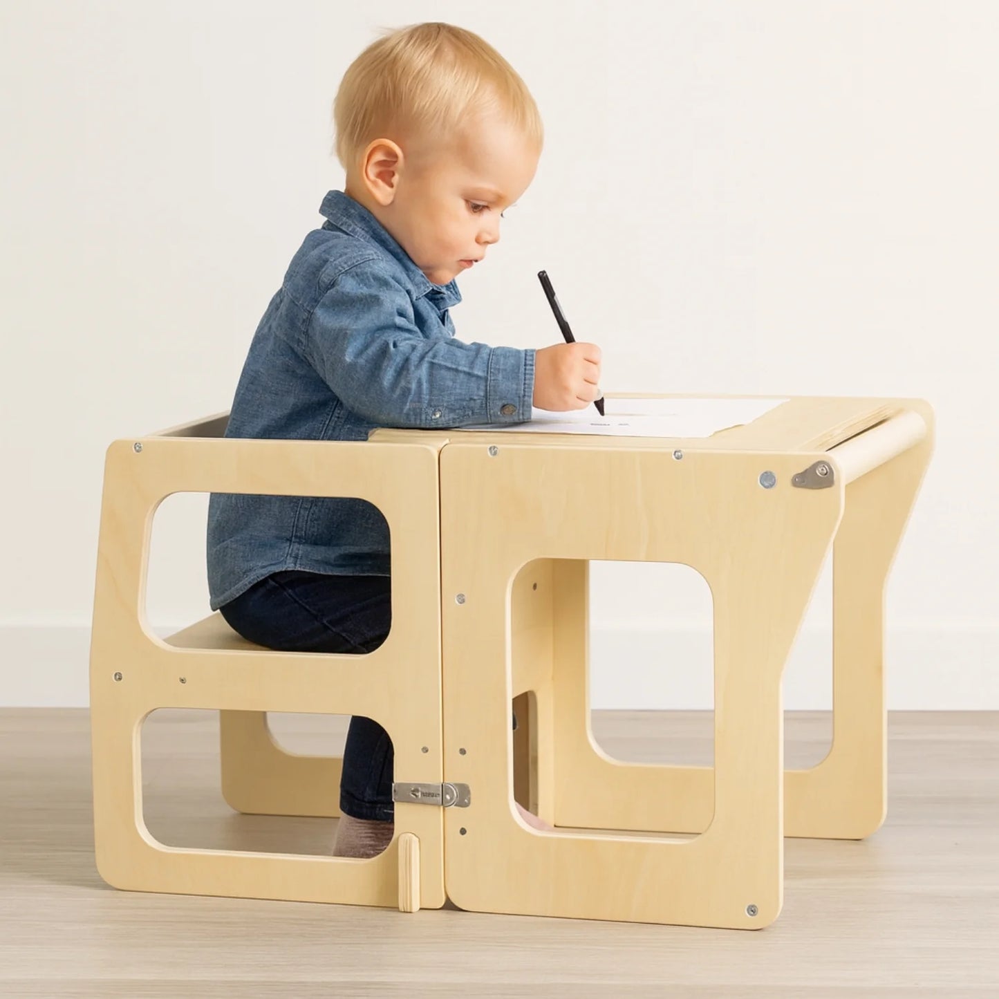 Tour d'apprentissage - 3 en 1 - Pliable en Table